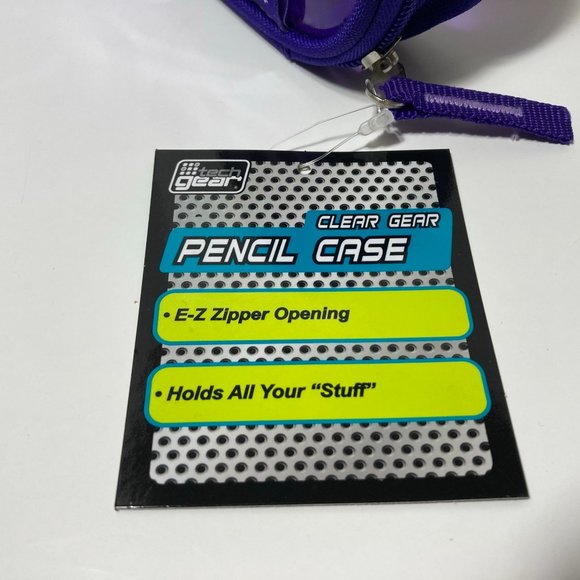 5 Purple Makeup Bag Pencil Case Zipper Organizer - Picture 7 of 14